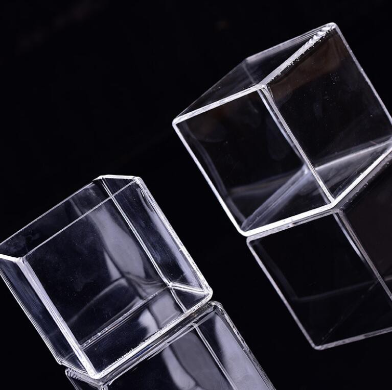 Jar Sgwâr Gwydr Quartz